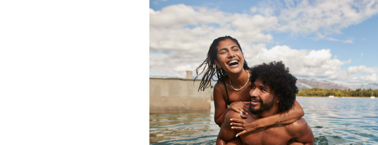 Couple on holiday.