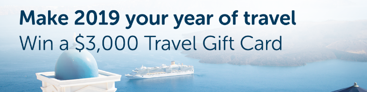 win $3000 santorini view