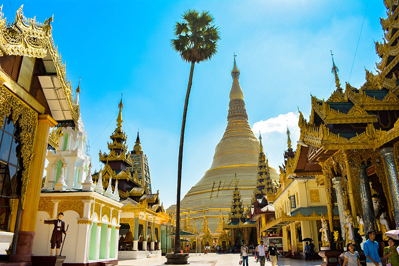 Yangon's golden pagoda