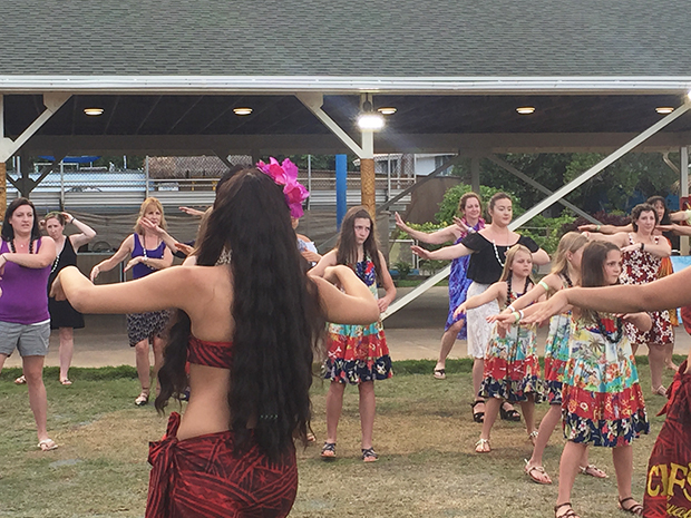 learning to hula