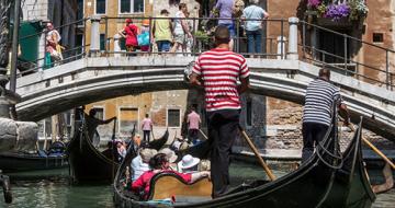 Venice Italy Gondolas